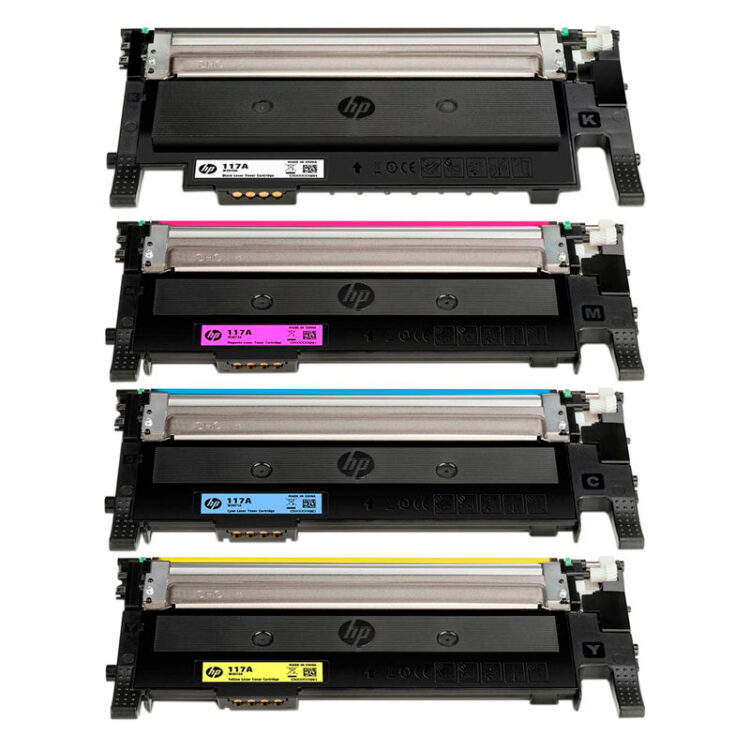 کارتریج لیزری رنگی HP 117A بسته ۴ عددی